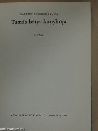 Tamás bátya kunyhója