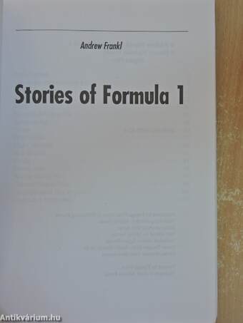 Stories of Formula 1