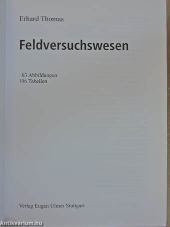 Feldversuchswesen