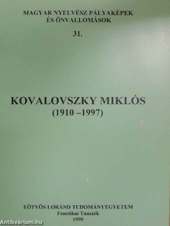 Kovalovszky Miklós