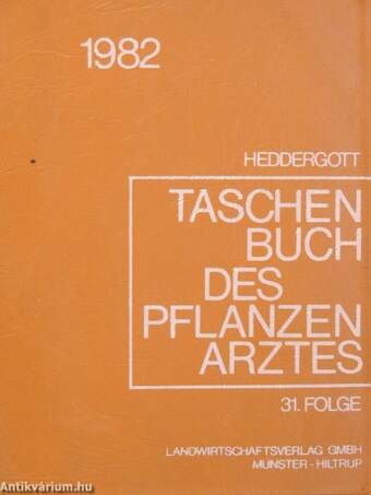 Taschenbuch des Pflanzenarztes