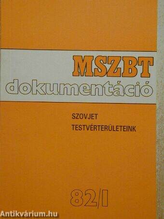 MSZBT dokumentáció 1982/1.