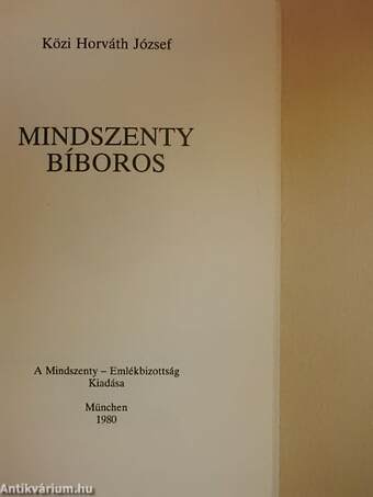 Mindszenty Bíboros