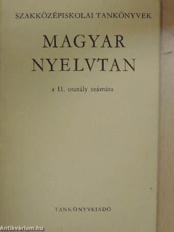 Magyar nyelvtan