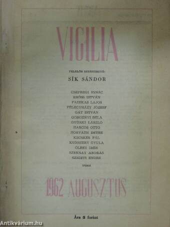 Vigilia 1962. augusztus