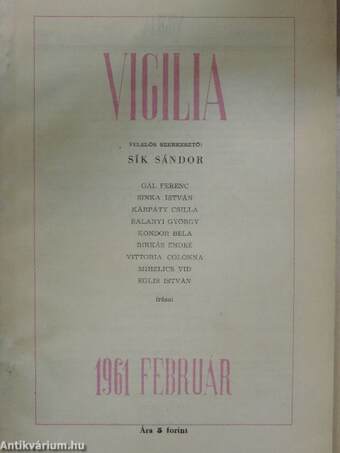 Vigilia 1961. február