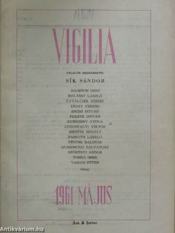 Vigilia 1961. május