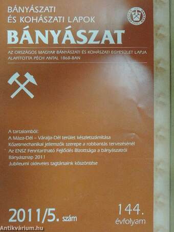 Bányászat 2011/5.