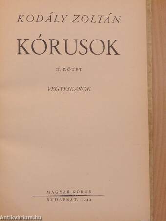 Kórusok II.