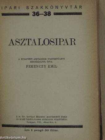 Asztalosipar