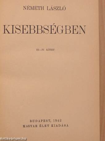 Kisebbségben III-IV. (töredék)