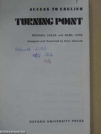 Turning Point - Book