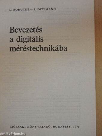 Bevezetés a digitális méréstechnikába