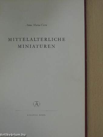 Mittelalterliche Miniaturen