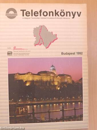 Telefonkönyv - Budapest 1992