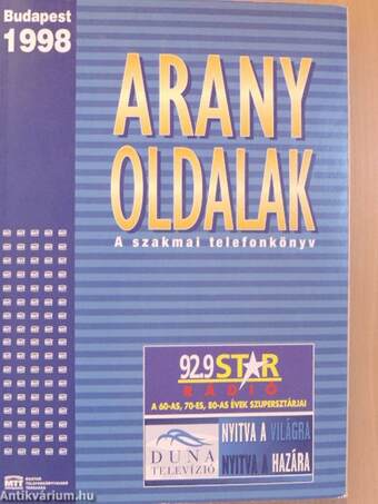 Arany Oldalak - Budapest 1998
