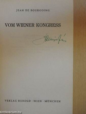 Vom Wiener Kongress