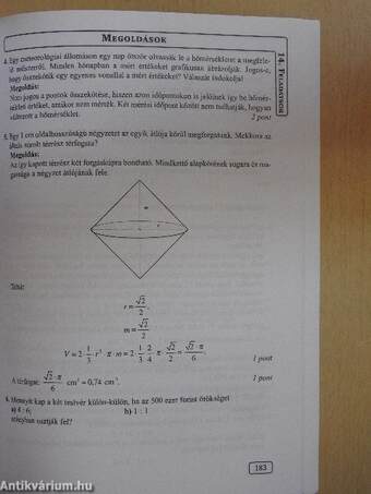 15 próbaérettségi matematikából