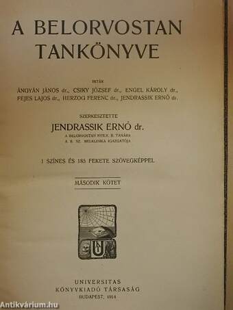 A belorvostan tankönyve II. (töredék)