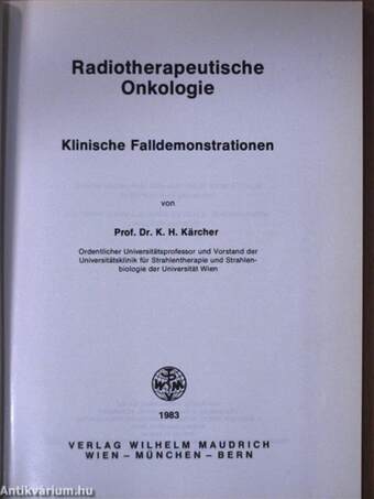 Radiotherapeutische Onkologie