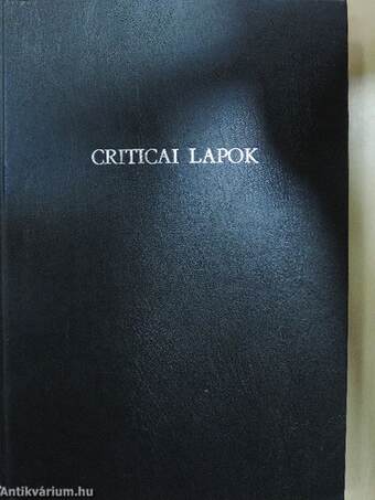 Criticai lapok 2005. január-december