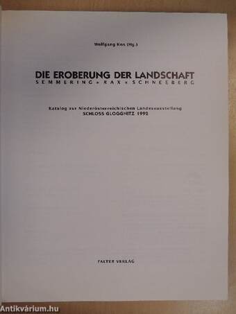 Die Eroberung der Landschaft