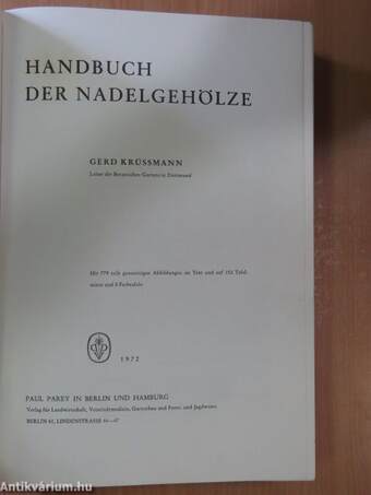 Handbuch der Nadelgehölze