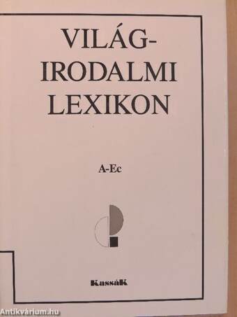 Világirodalmi Lexikon I-III.