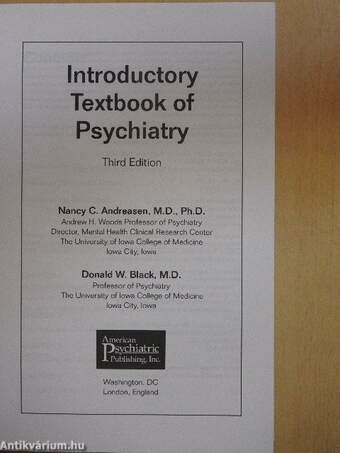 Introductory Textbook of Psychiatry