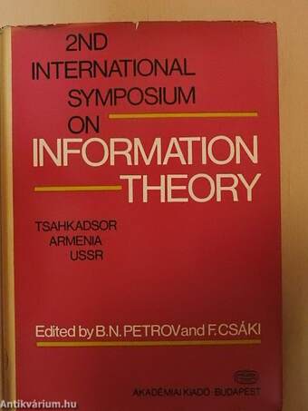 2nd International Symposium on Information Theory
