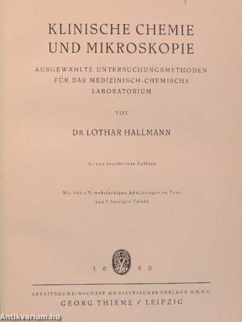 Klinische Chemie und Mikroskopie