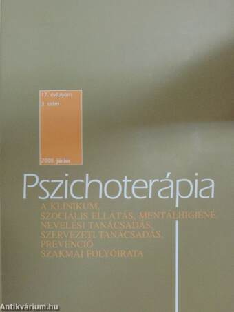 Pszichoterápia 2008. június