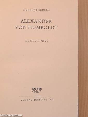 Alexander von Humboldt