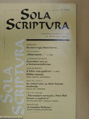 Sola Scriptura 2009/2.