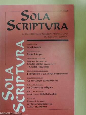 Sola Scriptura 2007/4.