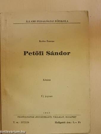 Petőfi Sándor