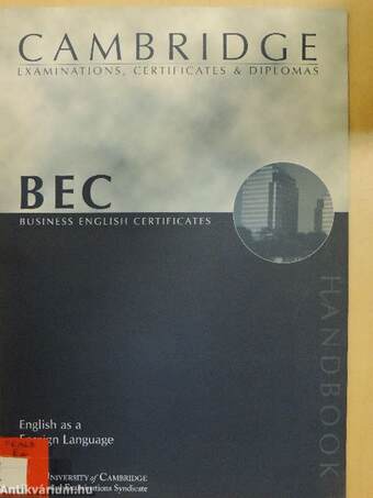 Cambridge BEC - Handbook