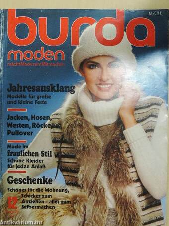 Burda Moden Dezember 1977