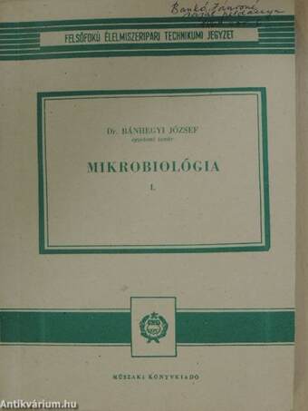 Mikrobiológia I.