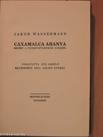 Caxamalca aranya