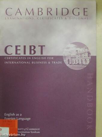 Cambridge CEIBT - Handbook