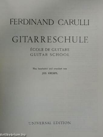 Gitarreschule/École de Guitare/Guitar School