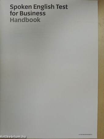 Spoken English Test for Business - Handbook