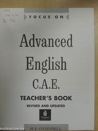 Advanced English C. A. E. - Teacher's Book