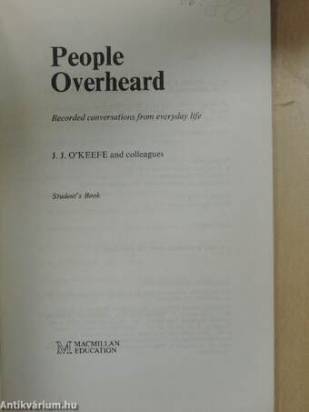 People Overheard - Student's book