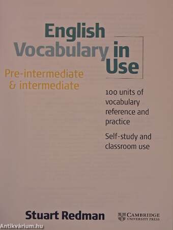 English Vocabulary in Use - Pre-intermediate & intermediate