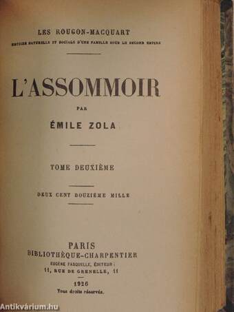 L'Assommoir I-II.