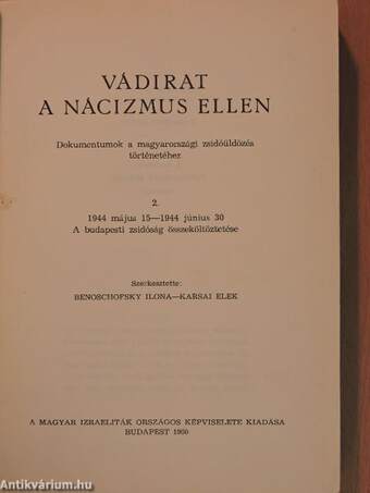 Vádirat a nácizmus ellen 2.