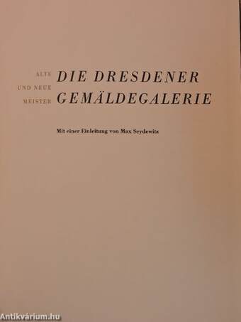 Die Dresdener Gemäldegalerie