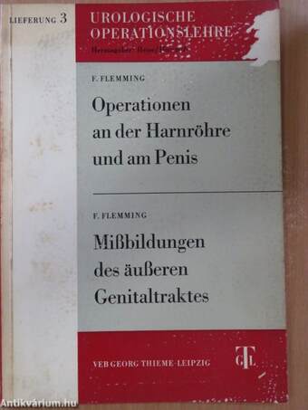 Urologische Operationslehre 1-3.